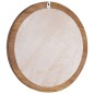 vidaXL Wandspiegel 60 cm Teak Rund vidaXL Wandspiegel 60 cm Teak Rund