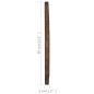 vidaXL Wandspiegel 60 cm Teak Rund vidaXL Wandspiegel 60 cm Teak Rund