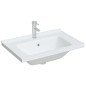 vidaXL Waschbecken Weiß 71x48x19,5 cm Rechteckig Keramik vidaXL Waschbecken Weiß 71x48x19,5 cm Rechteckig Keramik