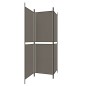 vidaXL 3-tlg. Paravent Anthrazit 150x220 cm Stoff vidaXL 3-tlg. Paravent Anthrazit 150x220 cm Stoff