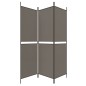 vidaXL 3-tlg. Paravent Anthrazit 150x220 cm Stoff vidaXL 3-tlg. Paravent Anthrazit 150x220 cm Stoff