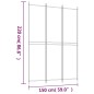 vidaXL 3-tlg. Paravent Anthrazit 150x220 cm Stoff vidaXL 3-tlg. Paravent Anthrazit 150x220 cm Stoff