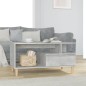 vidaXL Couchtisch Betongrau 90x49x45 cm Holzwerkstoff vidaXL Couchtisch Betongrau 90x49x45 cm Holzwerkstoff