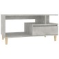 vidaXL Couchtisch Betongrau 90x49x45 cm Holzwerkstoff vidaXL Couchtisch Betongrau 90x49x45 cm Holzwerkstoff