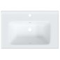 vidaXL Waschbecken Weiß 71x48x19,5 cm Rechteckig Keramik vidaXL Waschbecken Weiß 71x48x19,5 cm Rechteckig Keramik
