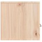 vidaXL Wandschrank 80x30x30 cm Massivholz Kiefer vidaXL Wandschrank 80x30x30 cm Massivholz Kiefer