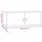 vidaXL Wandschrank 80x30x30 cm Massivholz Kiefer vidaXL Wandschrank 80x30x30 cm Massivholz Kiefer