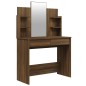 vidaXL Schminktisch mit Spiegel Braun Eichen-Optik 96x40x142 cm vidaXL Schminktisch mit Spiegel Braun Eichen-Optik 96x40x142 cm