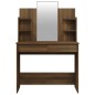 vidaXL Schminktisch mit Spiegel Braun Eichen-Optik 96x40x142 cm vidaXL Schminktisch mit Spiegel Braun Eichen-Optik 96x40x142 cm
