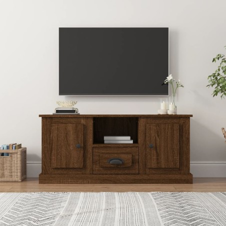 vidaXL TV-Schrank Braun Eichen-Optik 100x35,5x45 cm Holzwerkstoff