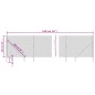 vidaXL Maschendrahtzaun mit Bodenhülsen Anthrazit 1,6x10 m vidaXL Maschendrahtzaun mit Bodenhülsen Anthrazit 1,6x10 m