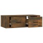 vidaXL TV-Wandschrank Räuchereiche 80x36x25 cm Holzwerkstoff vidaXL TV-Wandschrank Räuchereiche 80x36x25 cm Holzwerkstoff