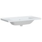 Waschbecken Weiß 100x48x19,5 cm Rechteckig Keramik Waschbecken Weiß 100x48x19,5 cm Rechteckig Keramik