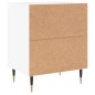 vidaXL Nachttische 2 Stk. Weiß 40x30x50 cm Holzwerkstoff vidaXL Nachttische 2 Stk. Weiß 40x30x50 cm Holzwerkstoff