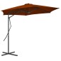 vidaXL Sonnenschirm mit Stahlmast Terracotta-Rot 300x230 cm vidaXL Sonnenschirm mit Stahlmast Terracotta-Rot 300x230 cm