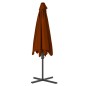 vidaXL Sonnenschirm mit Stahlmast Terracotta-Rot 300x230 cm vidaXL Sonnenschirm mit Stahlmast Terracotta-Rot 300x230 cm