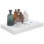vidaXL Schweberegale 2 Stk. Hochglanz-Weiß 40x23x3,8 cm MDF vidaXL Schweberegale 2 Stk. Hochglanz-Weiß 40x23x3,8 cm MDF