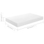 vidaXL Schweberegale 2 Stk. Hochglanz-Weiß 40x23x3,8 cm MDF vidaXL Schweberegale 2 Stk. Hochglanz-Weiß 40x23x3,8 cm MDF