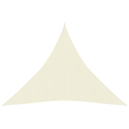 vidaXL Sonnensegel 160 g/m² Creme 3x3x3 m HDPE