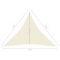 vidaXL Sonnensegel 160 g/m² Creme 3x3x3 m HDPE vidaXL Sonnensegel 160 g/m² Creme 3x3x3 m HDPE