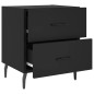 vidaXL Nachttisch Schwarz 40x35x47,5 cm Holzwerkstoff vidaXL Nachttisch Schwarz 40x35x47,5 cm Holzwerkstoff