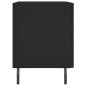 vidaXL Nachttisch Schwarz 40x35x47,5 cm Holzwerkstoff vidaXL Nachttisch Schwarz 40x35x47,5 cm Holzwerkstoff