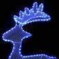 vidaXL Rentier Weihnachtsdekoration mit Mesh 306 LEDs 60x24x89 cm vidaXL Rentier Weihnachtsdekoration mit Mesh 306 LEDs 60x24x89 cm