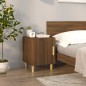 vidaXL Nachttisch Braun Eichen-Optik Holzwerkstoff vidaXL Nachttisch Braun Eichen-Optik Holzwerkstoff