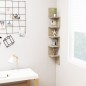 vidaXL Wand-Eckregal Sonoma-Eiche 20x20x127,5 cm Holzwerkstoff vidaXL Wand-Eckregal Sonoma-Eiche 20x20x127,5 cm Holzwerkstoff
