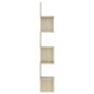 vidaXL Wand-Eckregal Sonoma-Eiche 20x20x127,5 cm Holzwerkstoff vidaXL Wand-Eckregal Sonoma-Eiche 20x20x127,5 cm Holzwerkstoff