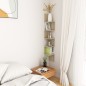 vidaXL Wand-Eckregal Sonoma-Eiche 20x20x127,5 cm Holzwerkstoff vidaXL Wand-Eckregal Sonoma-Eiche 20x20x127,5 cm Holzwerkstoff