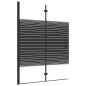 vidaXL Faltbare Duschkabine ESG 100x140 cm Schwarz vidaXL Faltbare Duschkabine ESG 100x140 cm Schwarz