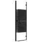 vidaXL Faltbare Duschkabine ESG 100x140 cm Schwarz vidaXL Faltbare Duschkabine ESG 100x140 cm Schwarz