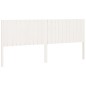 vidaXL Kopfteil Weiß 205,5x4x100 cm Massivholz Kiefer vidaXL Kopfteil Weiß 205,5x4x100 cm Massivholz Kiefer