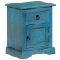 vidaXL Nachttisch Massivholz Mango 40x30x50 cm Blau vidaXL Nachttisch Massivholz Mango 40x30x50 cm Blau