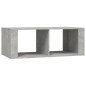vidaXL Couchtisch Betongrau 100x50x36 cm Holzwerkstoff vidaXL Couchtisch Betongrau 100x50x36 cm Holzwerkstoff