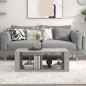 vidaXL Couchtisch Betongrau 100x50x36 cm Holzwerkstoff vidaXL Couchtisch Betongrau 100x50x36 cm Holzwerkstoff