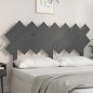 vidaXL Bett-Kopfteil Grau 141x3x80,5 cm Massivholz Kiefer vidaXL Bett-Kopfteil Grau 141x3x80,5 cm Massivholz Kiefer