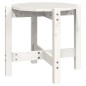 vidaXL Couchtisch Weiß Ø 52,5x45 cm Massivholz Kiefer vidaXL Couchtisch Weiß Ø 52,5x45 cm Massivholz Kiefer