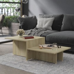 vidaXL Couchtisch Sonoma-Eiche 111,5x50x33 cm Holzwerkstoff