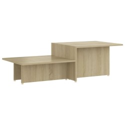 vidaXL Couchtisch Sonoma-Eiche 111,5x50x33 cm Holzwerkstoff