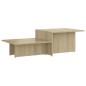 vidaXL Couchtisch Sonoma-Eiche 111,5x50x33 cm Holzwerkstoff vidaXL Couchtisch Sonoma-Eiche 111,5x50x33 cm Holzwerkstoff