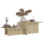 vidaXL Couchtisch Sonoma-Eiche 111,5x50x33 cm Holzwerkstoff vidaXL Couchtisch Sonoma-Eiche 111,5x50x33 cm Holzwerkstoff