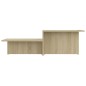 vidaXL Couchtisch Sonoma-Eiche 111,5x50x33 cm Holzwerkstoff vidaXL Couchtisch Sonoma-Eiche 111,5x50x33 cm Holzwerkstoff