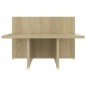 vidaXL Couchtisch Sonoma-Eiche 111,5x50x33 cm Holzwerkstoff vidaXL Couchtisch Sonoma-Eiche 111,5x50x33 cm Holzwerkstoff