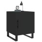 vidaXL Nachttisch Schwarz 40x40x50 cm Holzwerkstoff vidaXL Nachttisch Schwarz 40x40x50 cm Holzwerkstoff