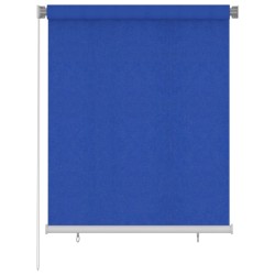 vidaXL Außenrollo 120x140 cm Blau HDPE