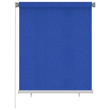 vidaXL Außenrollo 120x140 cm Blau HDPE