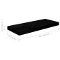 vidaXL Wandregale Schwebend 2 Stk. Hochglanz-Schwarz 60x23,5x3,8cm MDF vidaXL Wandregale Schwebend 2 Stk. Hochglanz-Schwarz 60x23,5x3,8cm MDF