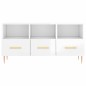 vidaXL TV-Schrank Hochglanz-Weiß 102x36x50 cm Holzwerkstoff vidaXL TV-Schrank Hochglanz-Weiß 102x36x50 cm Holzwerkstoff